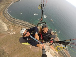 Fly over Las Canteras Beach